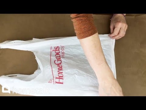 How to DIY a Reusable Shopping Bag with Plastic Bags