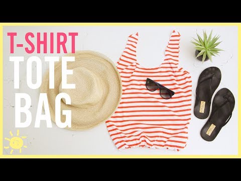 DIY | NO Sew T-Shirt Bag (SO Easy!!)