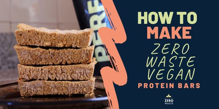 Zero Waste Protein Bars (Vegan & 5 Ingredients)