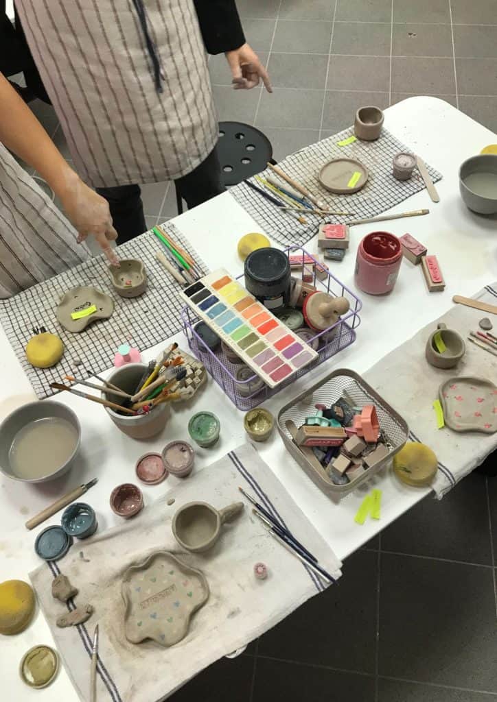Pottery class