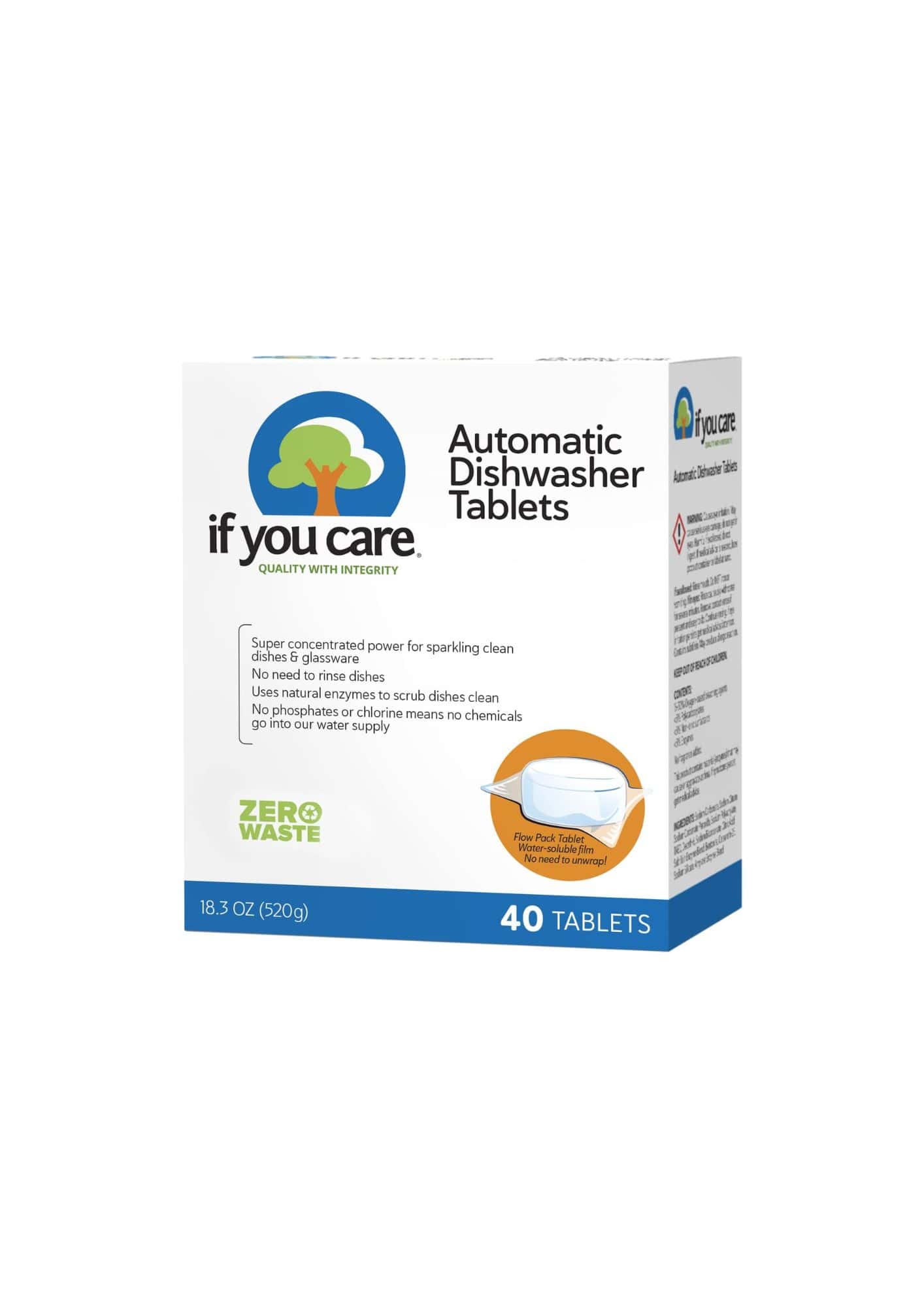 plastic-free dishwashing tablets