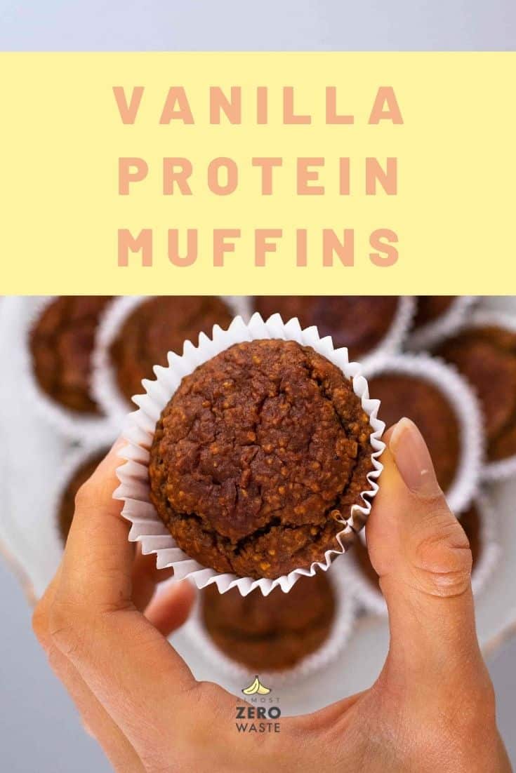 Vanilla Protein Powder Muffins (Vegan) Almost Zero Waste