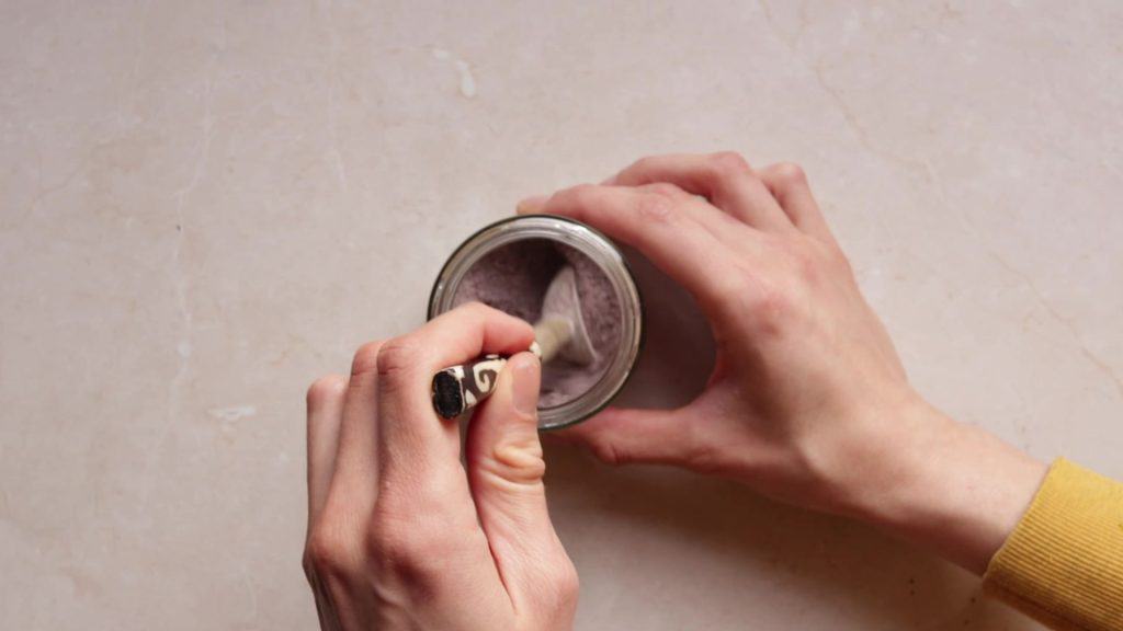 step 4 diy dry shampoo powder