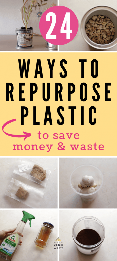 24 Things To Do With Plastic Containers (Repurposing Ideas) - Almost Zero Waste
