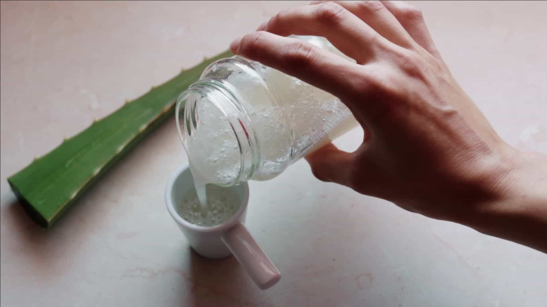 How to Make Aloe Vera Mouthwash (DIY recipe) Almost Zero Waste