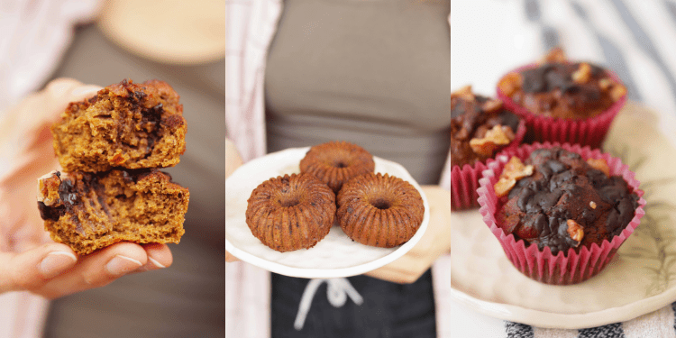 Healthy Vegan Pumpkin Protein Muffins - Almost Zero Waste