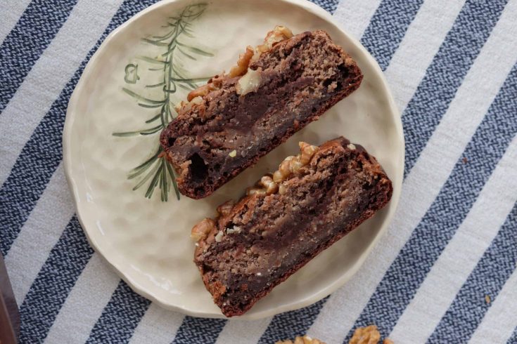 Healthy Marbled Banana Bread