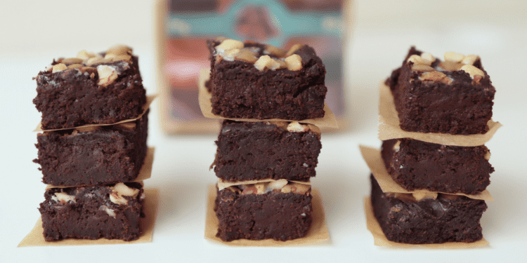 Vegan Beetroot Fudgy Brownies (Protein-Packed) - Almost Zero Waste