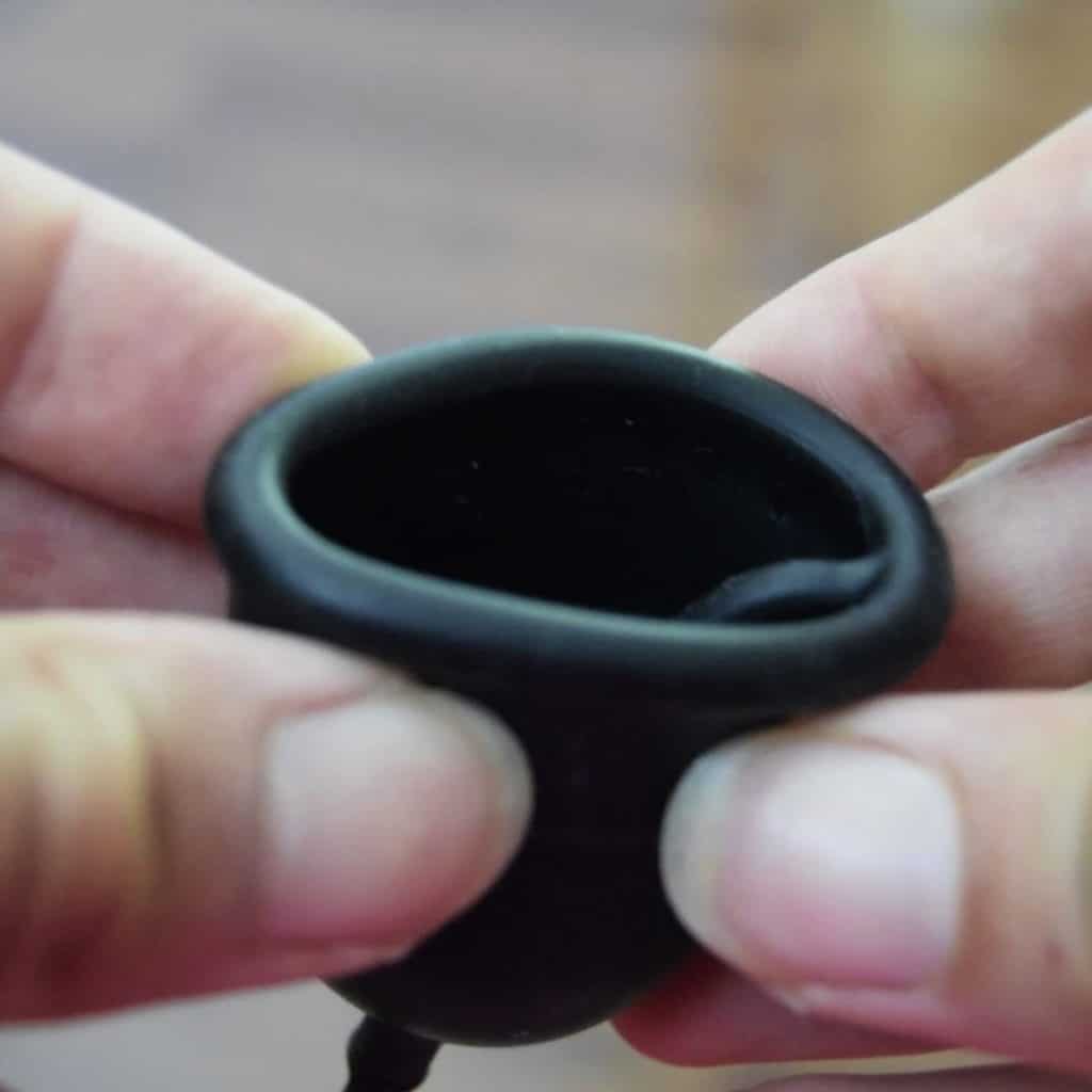 E fold menstrual cup