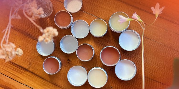 DIY Vegan Lip Balms