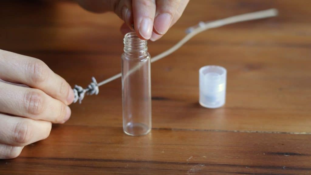 DIY oil perfume with essential oils