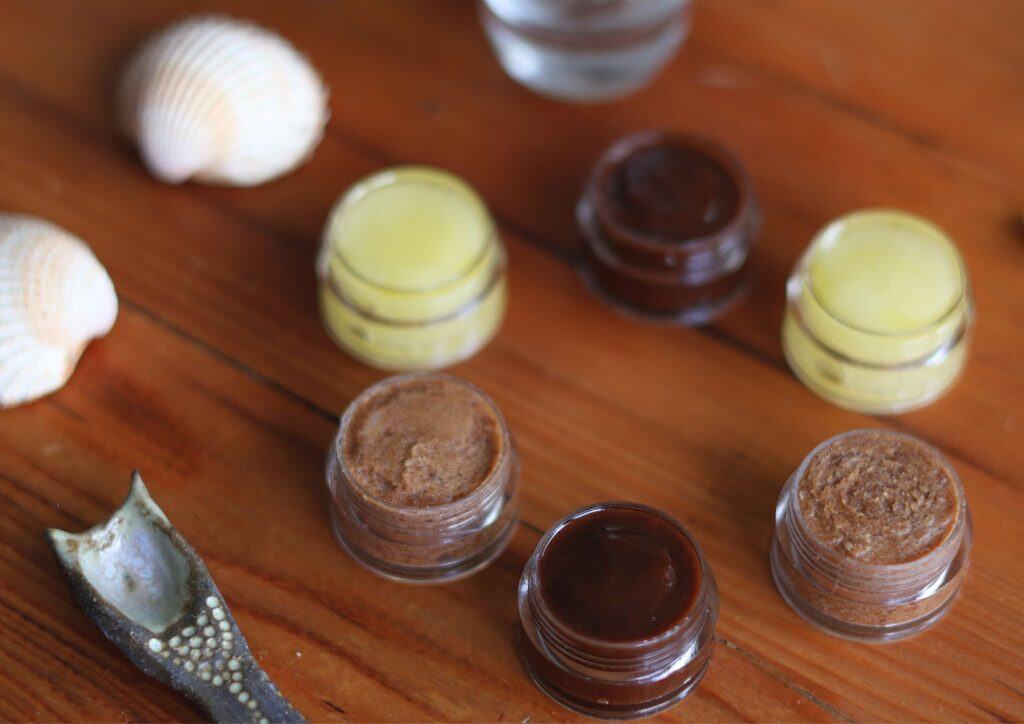 DIY lip scrubs