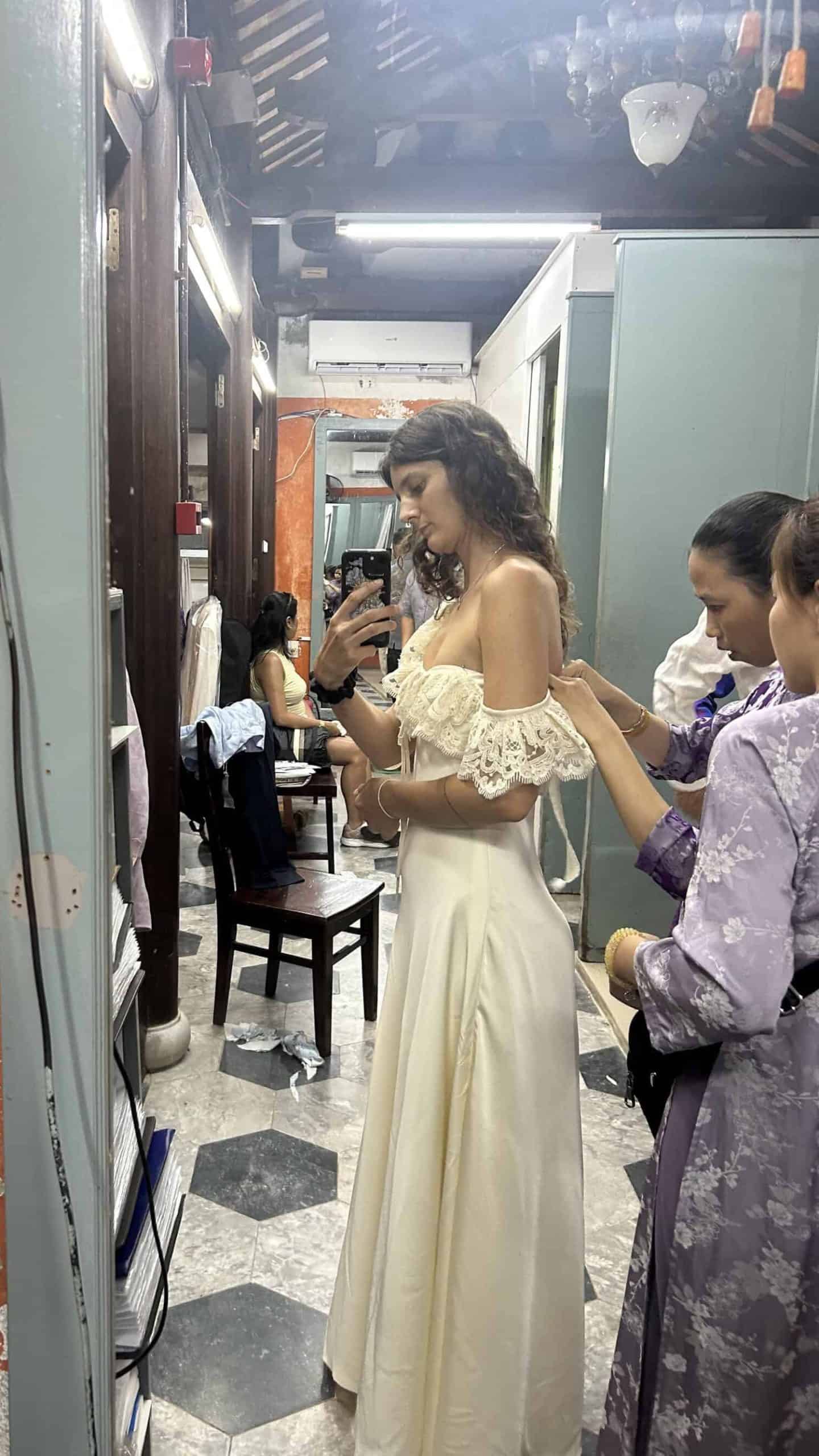 wedding dress made in vietnam,sustainable wedding dress
